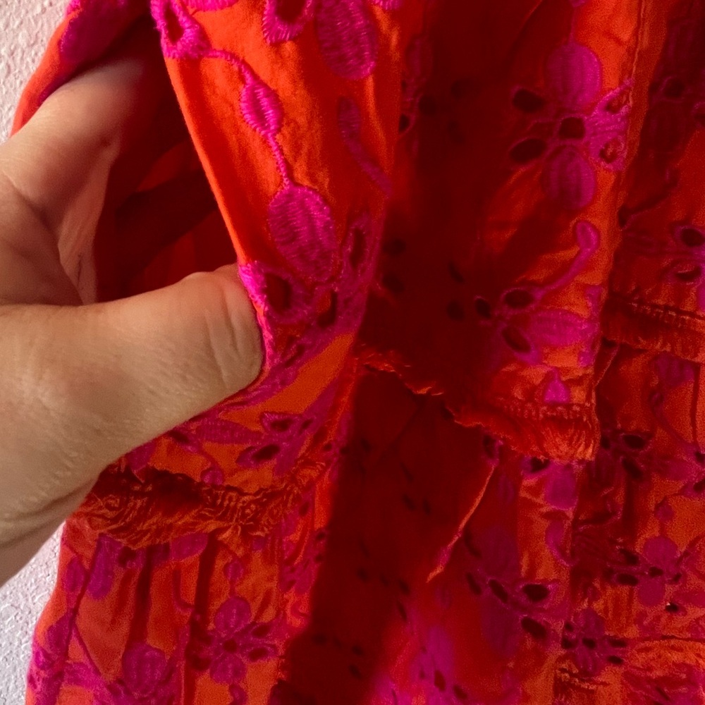 J. Crew Tiered Eyelet Summer Dress - Picture 8 of 11